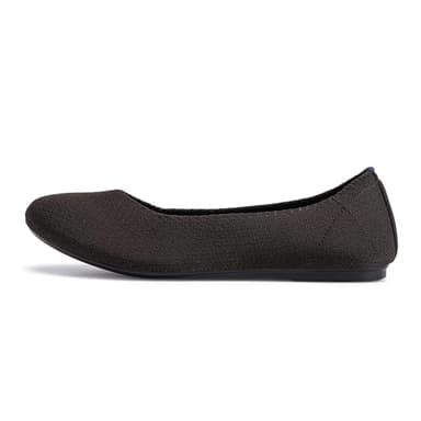 Frank Mully Women's Knit Ballet Flat Round Toe Flat Shoes Slip On Classic Low Wedge Ballerina Shoes, Bronze,10 - Image 6