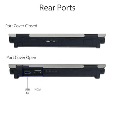 Panasonic Toughbook 54 MK3 Semi-Rugged Laptop, 14" HD Display, Core i5-7th Gen, 512GB SSD, 32GB, Webcam, DVD Super Multi, Windows 11 Pro, New Battery (Renewed) - Image 6