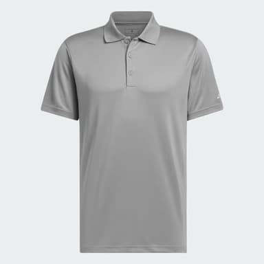 adidas Men's Adi Performance Polo Shirt, Grey Three, Large - Image 5