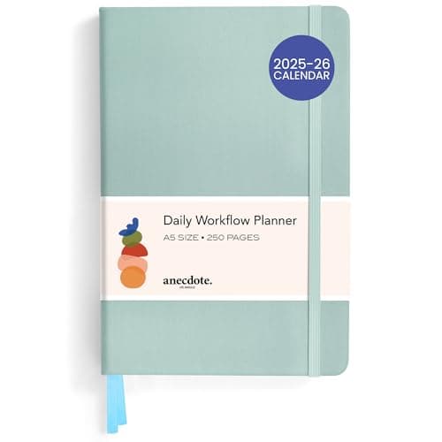 Anecdote 2026 Planner: A Monthly, Weekly & Daily Planner 2026 for Planning Your Success - A5 Size Hardcover Start Anytime and Achieve your Goals - Dutch Blue - Image 1