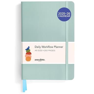Anecdote 2026 Planner: A Monthly, Weekly & Daily Planner 2026 for Planning Your Success - A5 Size Hardcover Start Anytime and Achieve your Goals - Dutch Blue - Image 1