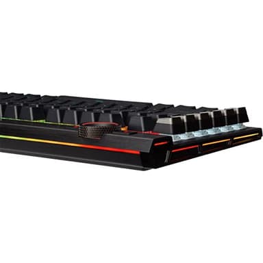 Corsair K100 RGB Mechanical Gaming Keyboard - Cherry MX Speed RGB Silver Keyswitches - PBT Double-Shot Keycaps - Elgato Stream Deck and iCUE Compatible - QWERTY NA Layout - Black - Image 7