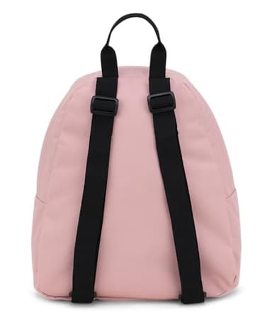 JanSport Half Pint Mini Backpack, 10.2 L - Durable Mini Bag Purse with Adjustable Shoulder Straps, Single Main Compartment, Zippered Stash Pocket, Misty Rose - Image 3