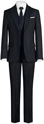 Marvelous World Boys' Formal Slim Fit Suit Set, Adjustable Waist - Image 3