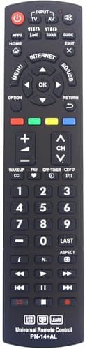 Replacement Remote Control for Panasonic TVs. 1 Year Warranty - Image 1