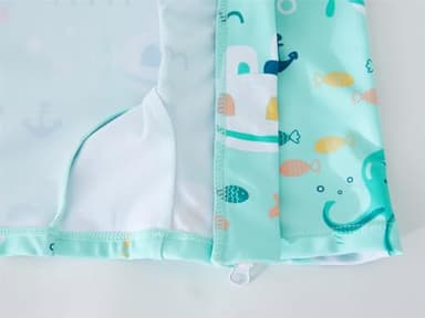 UMELOK Toddler Boy Swimsuit Baby Rash Guard Swimwear Rashguard UPF 50+ Sun Protection Bathing Suit Sunsuit Green, Submarine and Octopus-24-36M - Image 6