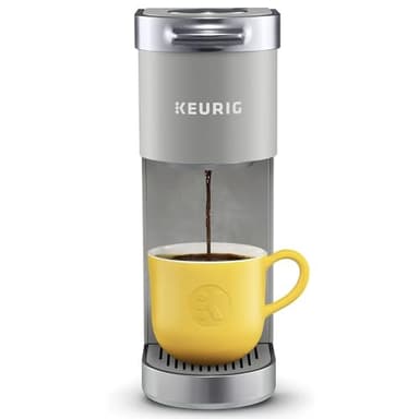 Keurig K-Mini Plus Single Serve Coffee Maker – Slim 5-Inch Design, 6–12oz Brew Size, Pod Storage & Cord Wrap – Gray (Renewed) - Image 1