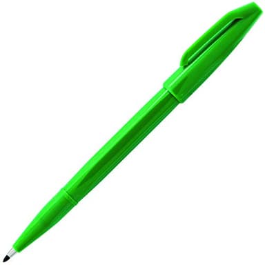 Pentel of America, Ltd S520D Sign Pens, Fiber Tip, Bold Point, 12/PK, Green Barrel/Ink - Image 2
