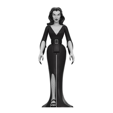 Super7 Vampira Plan 9 from Outer Space Grayscale - 3.75" Vampira Action Figure Classic Horror Movie Collectibles and Retro Toys - Image 2