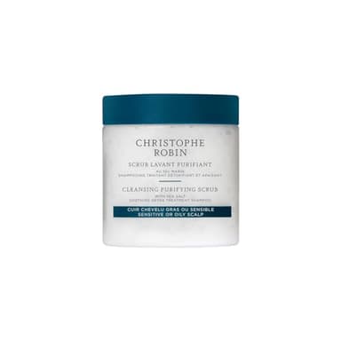 Christophe Robin Cleansing Purifying Scrub with Sea Salt for Oily and Itchy Scalp Detox 75ml (Low Dioxane) 2024 Edition - Image 1