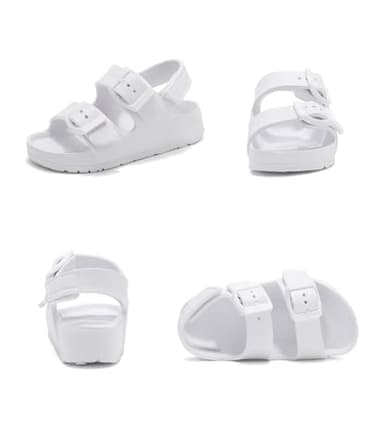 Pisumg Toddler Boy Girl Sandals Buckle Adjustable Back Strap Water Sandals - Image 6