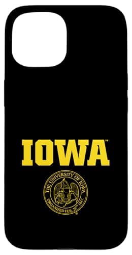 Iowa Hawkeyes | Official NCAA Merch | OCIMPIO002 Case for iPhone 15 - Image 1