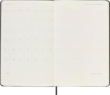 Moleskine PRO 12 Month 2025 Weekly Vertical Planner, Hard Cover, Large (5" x 8.25"), Black, 288 pages - Image 6