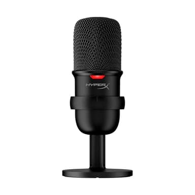 HyperX SoloCast – USB Condenser Gaming Microphone, for PC, PS4, PS5 and Mac, Tap-to-Mute Sensor, Cardioid Polar Pattern, great for Streaming, Podcasts, Twitch, YouTube, Discord,Black - Image 1