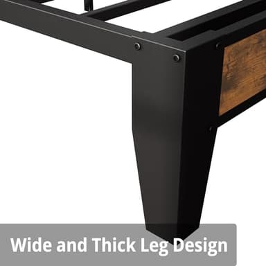 ANCTOR Full Size Bed Frame, Storage Headboard with Outlets, Easy to Install, Sturdy and Stable, No Noise, No Box Springs Needed - Perfect for a Good Night's Sleep - Image 8