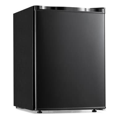 Erivess 2.1 Cu.ft Compact Upright Freezer, Single Door Mini Freezer with Adjustable Thermostat, Removable Shelves, Energy-Saving & Low Noise, Small Freezer for Home/Dorm/Apartment/Office (Black) - Image 8