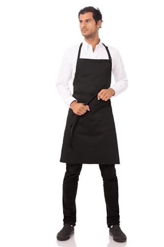 Chef Works Unisex Butcher Apron, Black, One Size - Image 3