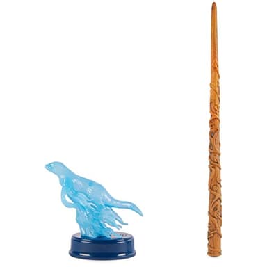 Wizarding World Harry Potter, 13-inch Hermione Granger Patronus Spell Wand with Otter Figure, Lights and Sounds, Kids Toys for Ages 6 and up - Image 6
