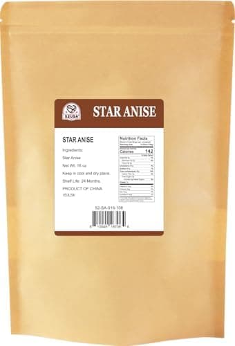 52USA Star Anise, 16 Ounce (Pack of 1), NON-GMO Verified Chinese Star Anise Whole, Dried Star Anise Pods for Tea and baking - Image 4