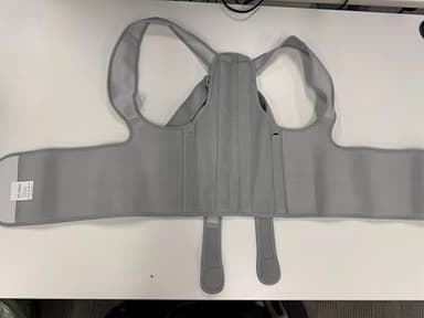 Fit Geno Large Posture Correction Brace – Adjustable Full-Back & Shoulder Support for Men & Women, Pain Relief for Scoliosis and Hunchback - Image 2