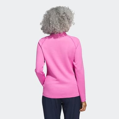 adidas Women's Standard Quarter Zip Pullover, Lucid Fuchsia, Medium - Image 5