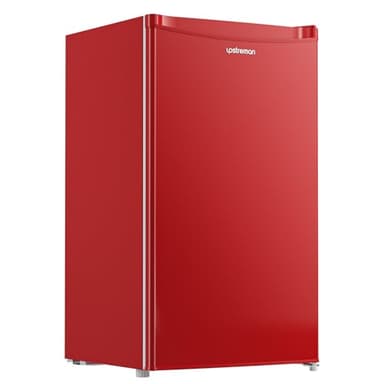 Upstreman 3.2 Cu.Ft Mini Fridge with Freezer, Single Door, Dorm Fridge, Adjustable Thermostat, Refrigerator for Dorm, Office, Bedroom, Red-BR321 - Image 9