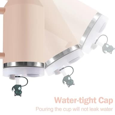 Wanrive Stanley Straw Cover 8 Pack:10MM Silicone Straw Toppers for Stanley Cup and Water Bottle,Cute Accessories with Storage Box,Reusable Straw Tips Lids, C1 - Image 4