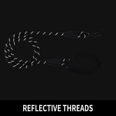 Panykoo 5/6 FT Strong Pet Dog Leash with Soft Padded Handle,Highly Reflective Rope for Night Walking,360-Degree Rotating Metal Buckle Without Tangles,Suitable for Small,Medium and Large Dogs.(6ft) - Image 5