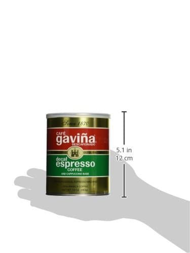 Café Gaviña Decaf Espresso Roast Extra Fine Ground Coffee: 100% Arabica, Dark Roast, Spicy, dark Chocolate Notes - Perfect for Espresso Machines and Cold Brew - 10 oz Can - Image 8