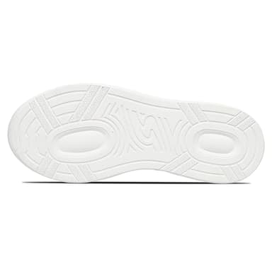 Soulsfeng White Grey High Top Sneakers for Men 6.5 Fashion Mesh Breathable Slip On Walking Shoes - Image 7