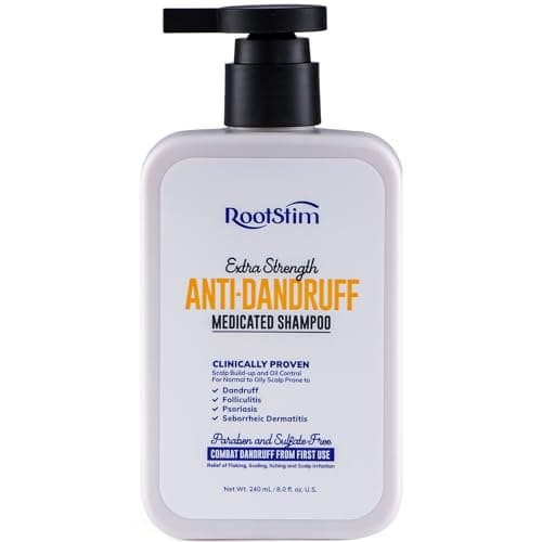 Seborrheic Dermatitis & Folliculitis Dandruff Shampoo: Anti Fungal Medicated Shampoo for Scalp Problems with Selenium Sulfide & Botanical Extracts - Flakes Itchy & Oily Scalp Relief Mint Breeze - Image 1
