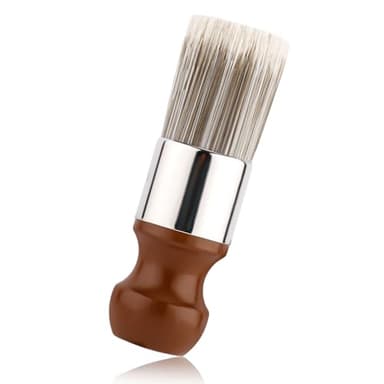 Salve Brush for Furniture, Wood Furniture Brush with Comfortable Handle Durable Salve Wax Brushing Tool for Leather for Furniture Home Leather - Image 1