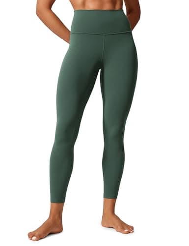 CRZ YOGA Womens Butterlift High Waisted Workout Leggings 25" - Pilates Gym Athletic Yoga Pants Buttery Soft Dark Forest Green Small - Image 1