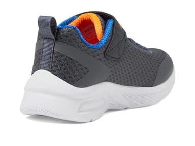 Skechers Boy's Microspec Max-Vaptix Sneaker, Charcoal/Blue, 11.5 Little Kid - Image 6