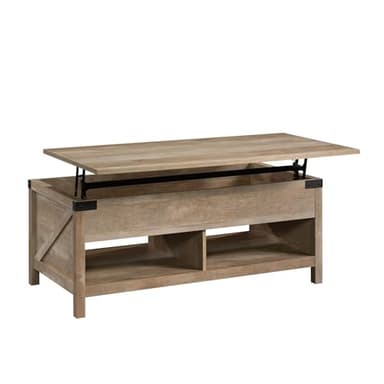 Sauder Bridge Acre Lift Top Coffee Table, Lintel Oak Finish - Image 4