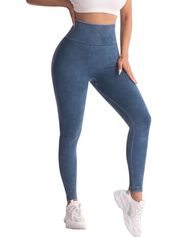 CHRLEISURE Workout Leggings Sets for Women, Gym Scrunch Butt Butt Lifting Seamless Leggings 3 Piece (Black,MS Black, Navy, XL) - Image 3