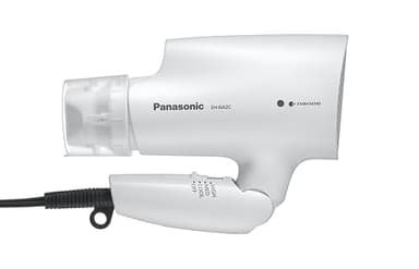 Panasonic nanoe Compact Hair Dryer with Oscillating Quick Dry Nozzle for Healthier-Looking Hair, Folding Blow Dryer for Travel and Home, 3 Airflow Hairdryer Settings - EH-NA2C-W (White) - Image 2