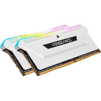 CORSAIR VENGEANCE RGB PRO SL DDR4 RAM 32GB (2x16GB) 3600MHz CL18-22-22-42 1.35V Intel AMD Desktop Computer Memory - White (CMH32GX4M2D3600C18W) - Image 2