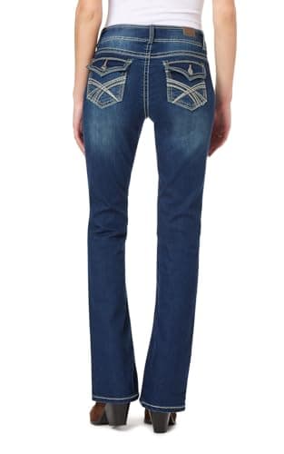 WallFlower Women's InstaStretch Luscious Curvy Bootcut Jeans, Heidi, 5 - Image 2