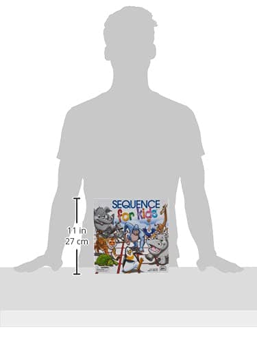 SEQUENCE for Kids -- The 'No Reading Required' Strategy Game by Jax and Goliath, Multi Color, 11 inches (2-4 players) (Packaging May Vary) - Image 3