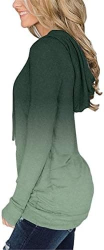 onlypuff Women's Pullover Hoodies Teen Girls Trendy Fall Fashion Tops Hooded Sweatshirts - Image 4