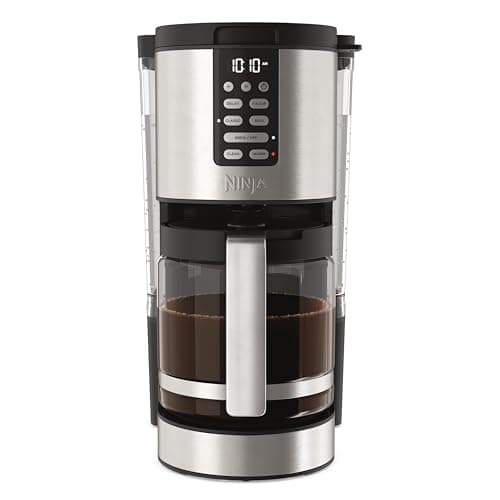 Ninja 14 Cup , Programmable Coffee Maker XL Pro with Permanent Filter, 2 Brew Styles Classic & Rich, 4 Programs Small Batch, Delay Brew, Freshness Timer & Keep Warm, Stainless Steel, DCM201 - Image 1