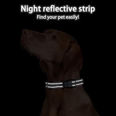 Dog Collar with QR Code, Reflective Pet Collar, Soft Neoprene Padded & Safety Locking Buckle Adjustable Dog Collar for Small Dogs(Pink,S) - Image 3