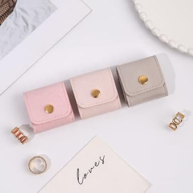 3 Pack Mini Jewelry Organizer, Travel Jewelry Case, Foldable Multifunctional Travel Jewelrys Pouch for Earrings, Necklaces, Rings, Chain Bracelets, Brooches - Image 2