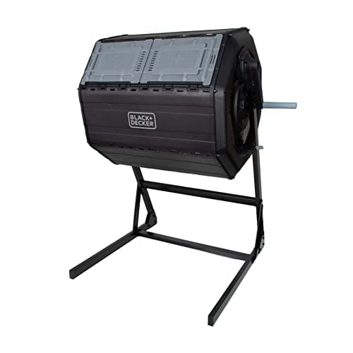 BLACK+DECKER 40-Gallon Dual Chamber Compost Tumbler Outdoor (BDSTGA9701) - Image 1