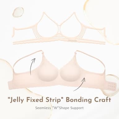 MomWills Nursing Bras for Breastfeeding, Seamless Ultra Comfort Maternity Bra, Natural Shape Pregnancy Bras for Women - Image 4