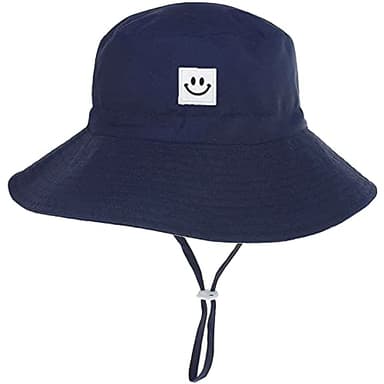 Toddler Sun Hat Beach Bucket hat for Girls 6-24 Months 2Pack - Image 4
