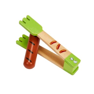 Bluey - Dine in with Bluey Set, 32-Piece Wooden Toy Set with Magic Asparagus, Plates, Utensils & More, Perfect for Role-Play & Imaginative Fun, FSC-Certified, Suitable for 3 Years & Up - Image 8