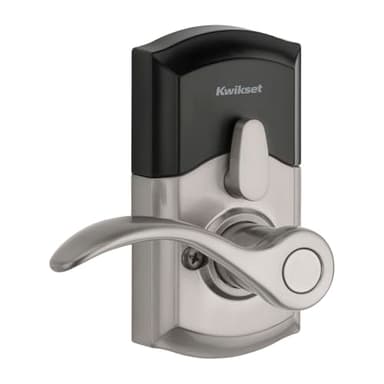 Kwikset SmartCode 955 Pembroke Light Commercial 10-Button Keypad Electronic Lever, Featuring Convenient Keyless Entry, 3-Year Batter Life and High Traffic Durability Satin Nickel - Image 2