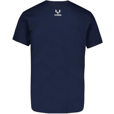Messi Men's Lifestyle T-Shirt, Standard Fit, Comfortable Tee, 100% Cotton, Dress Blues, Large - Image 6